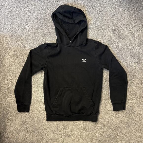 Adidas Hoodie Youth L Originals Trefoil Pocket IW3500 Retro Sportswear Oversize - Picture 1 of 15